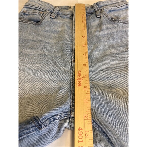 Hollister Curvy Ultra High Rise Dad Jean  Vintage Stretch 3R 26/31 Light Wash - Picture 6 of 13